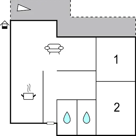 Stunning In Apartamento Galižana